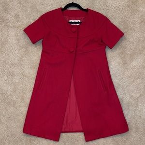 Vintage BB Dakota red short-sleeved jacket, size M